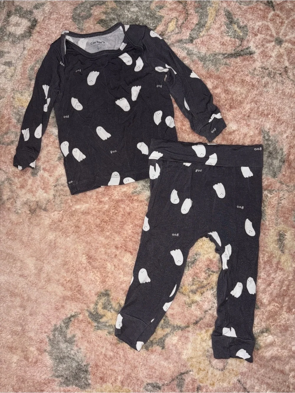 Halloween Themed Baby Footed Pajama Bundle - Pumpkins, Ghosts & Skeletons